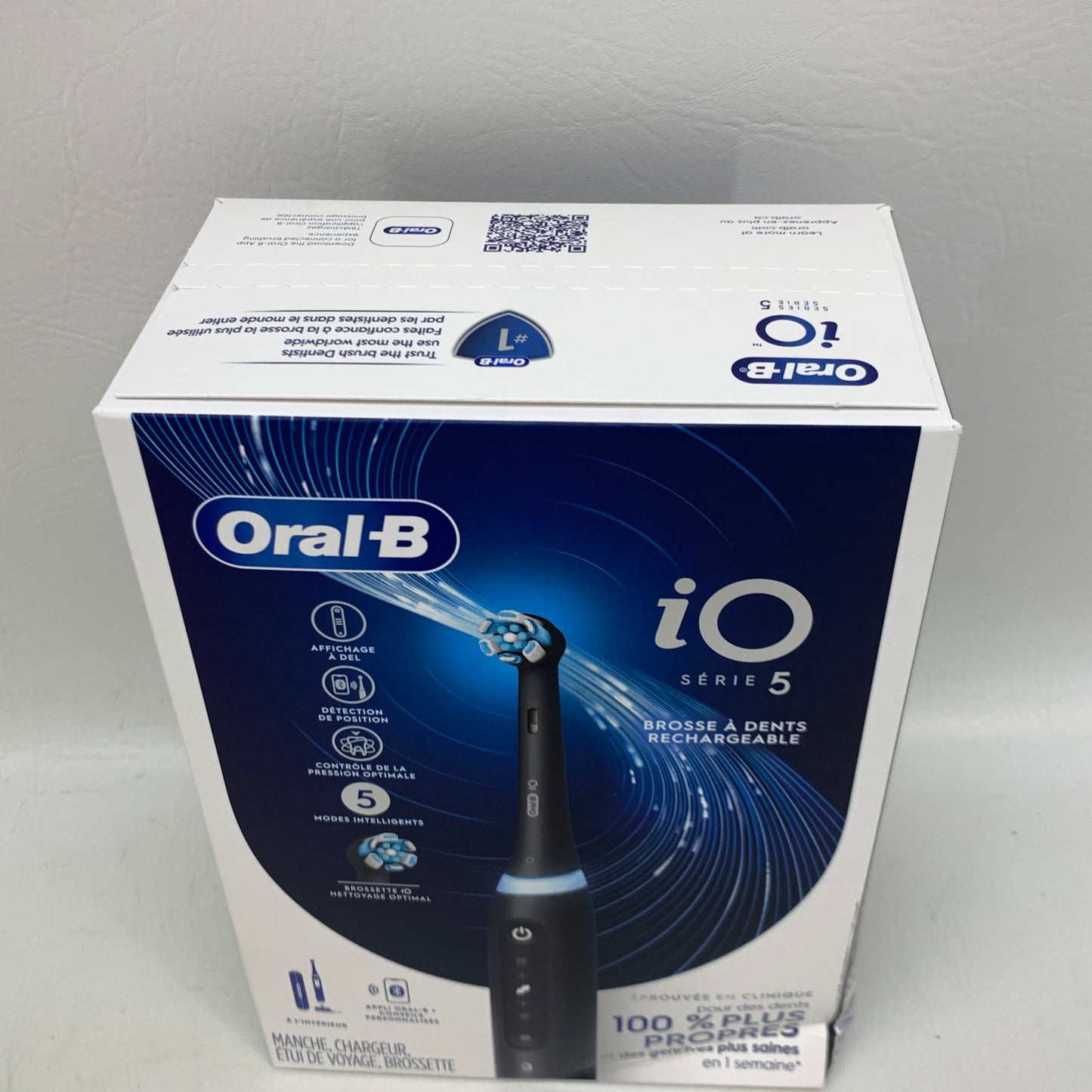 New Oral-B iO Series 5 Rechargeable Electric Toothbrush Matte Black