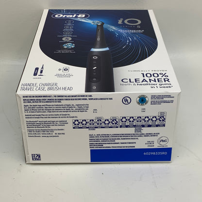 New Oral-B iO Series 5 Rechargeable Electric Toothbrush Matte Black