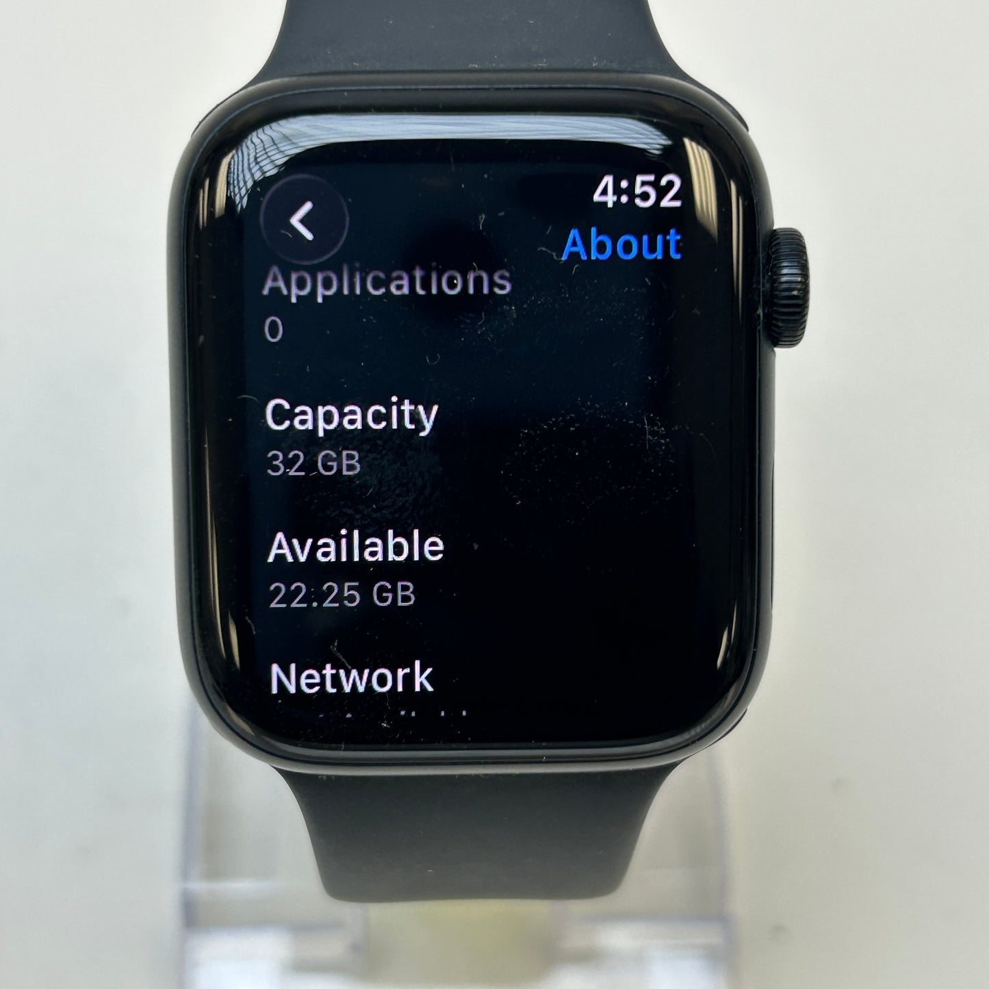 Unlocked Apple Watch SE 2nd Gen 44MM Midnight Aluminum Black Sport BandMNTY3LL/A