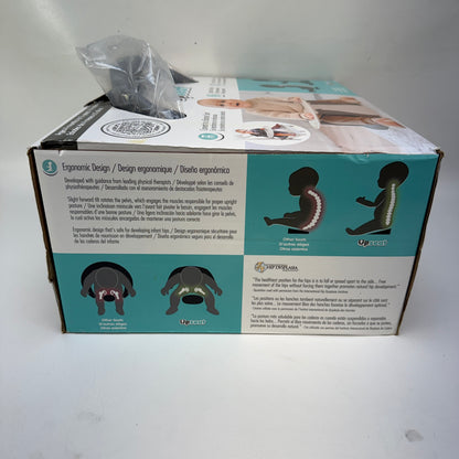 New Upseat Original Ergonomic Baby Floor & Booster Positioning Seat Gray
