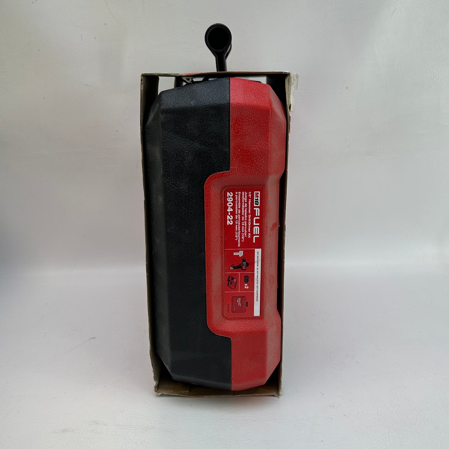 New Milwaukee 2904-22 M18 FUEL 18V 1/2" Hammer Drill Driver Kit w/ 2 Batteries