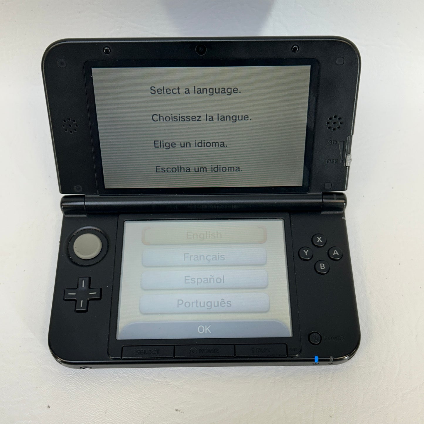Nintendo 3DS XL Handheld Game Console SPR-001 Blue/Black