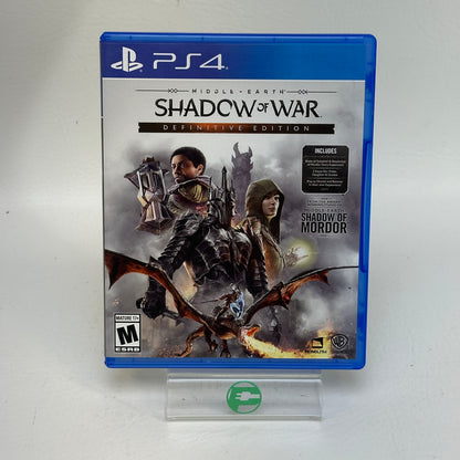 Middle Earth: Shadow Of War [Definitive Edition] (Sony PlayStation 4 PS4, 2018)