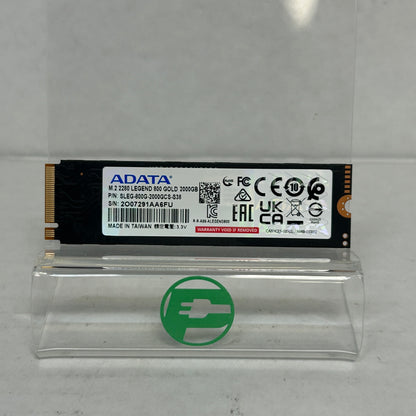 ADATA 2280mm Legend 800 Gold 2TB M.2 NVMe Gen 4.0 x 4 SSD SLEG-800G-2000GCS-S38