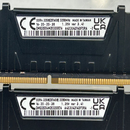 Corsair Vengeance LPX 32GB (2x16GB) RAM DDR4 3200MHz CMK32GX4M2E3200C16