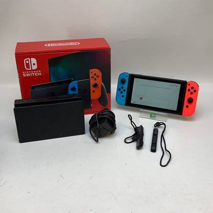 Nintendo Switch v2 Console Gaming System HAC-001(-01)  Red/Blue