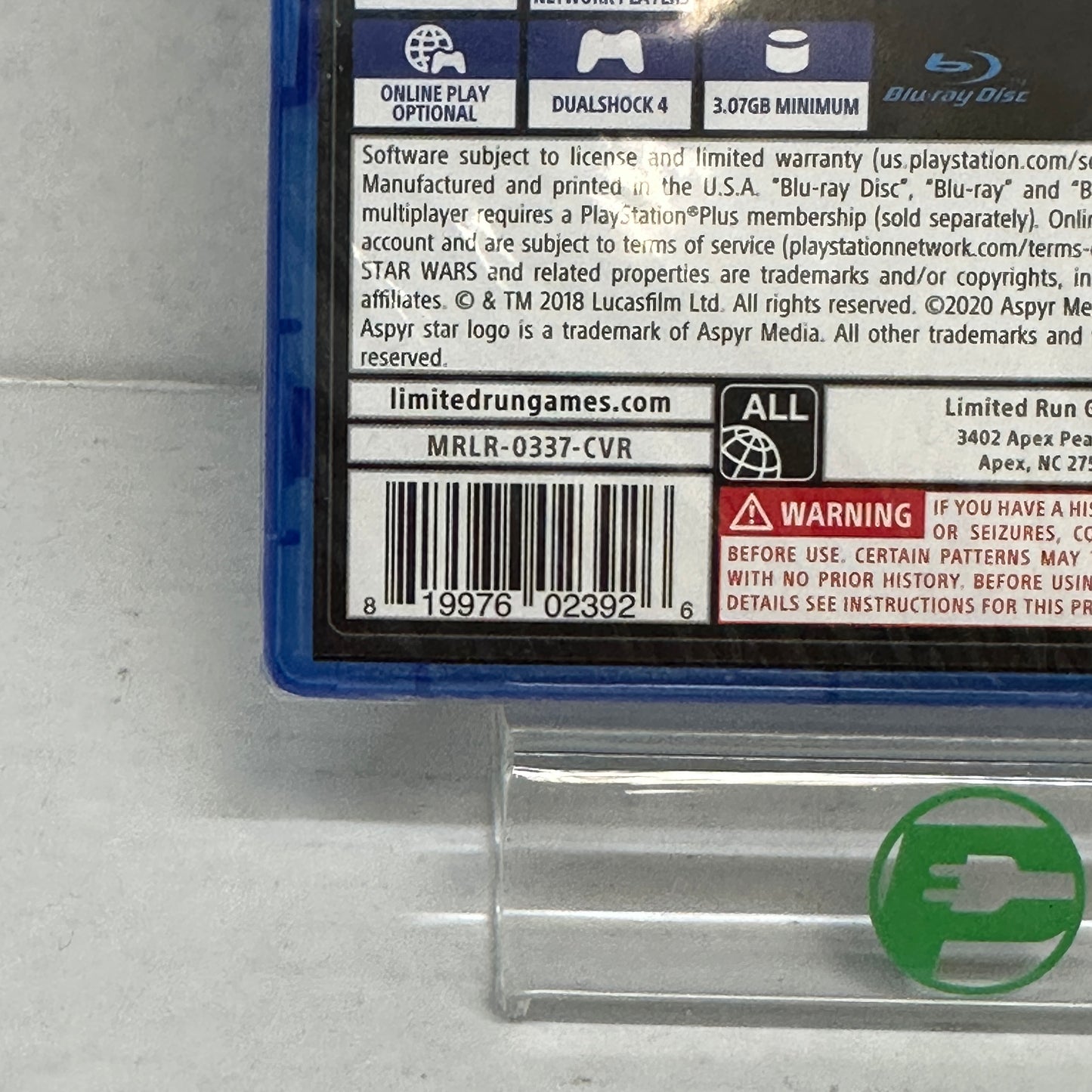 New Star Wars Jedi Knight: Jedi Academy (Sony PlayStation 4 PS4, 2020)
