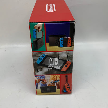 Nintendo Switch v2 Console Gaming System HAC-001(-01)  Red/Blue