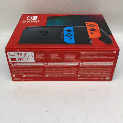 Nintendo Switch v2 Console Gaming System HAC-001(-01)  Red/Blue