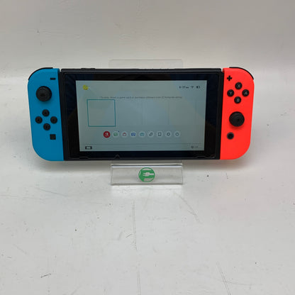 Nintendo Switch v2 Console Gaming System HAC-001(-01)  Red/Blue