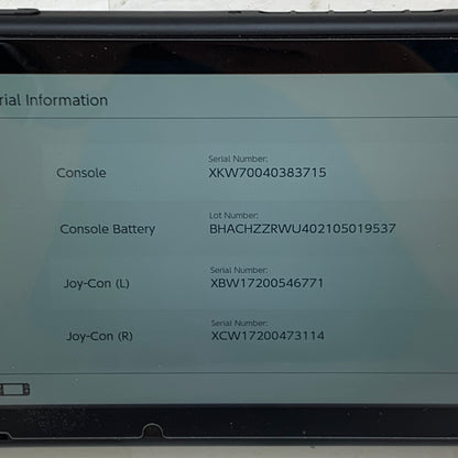 Nintendo Switch v2 Console Gaming System HAC-001(-01)  Red/Blue