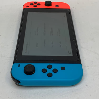 Nintendo Switch v2 Console Gaming System HAC-001(-01)  Red/Blue