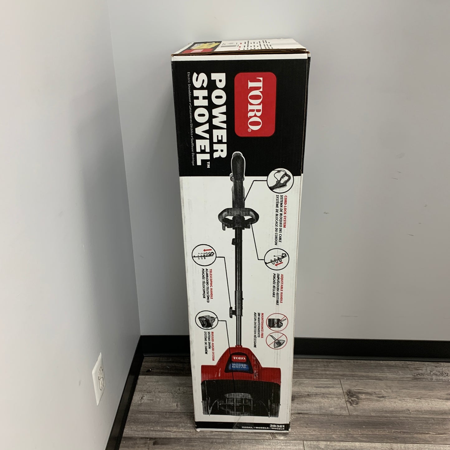 New Toro Power Shovel 38361 Electric Snow Blower 7.5 Amp 12" Clearing Width