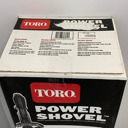 New Toro Power Shovel 38361 Electric Snow Blower 7.5 Amp 12" Clearing Width