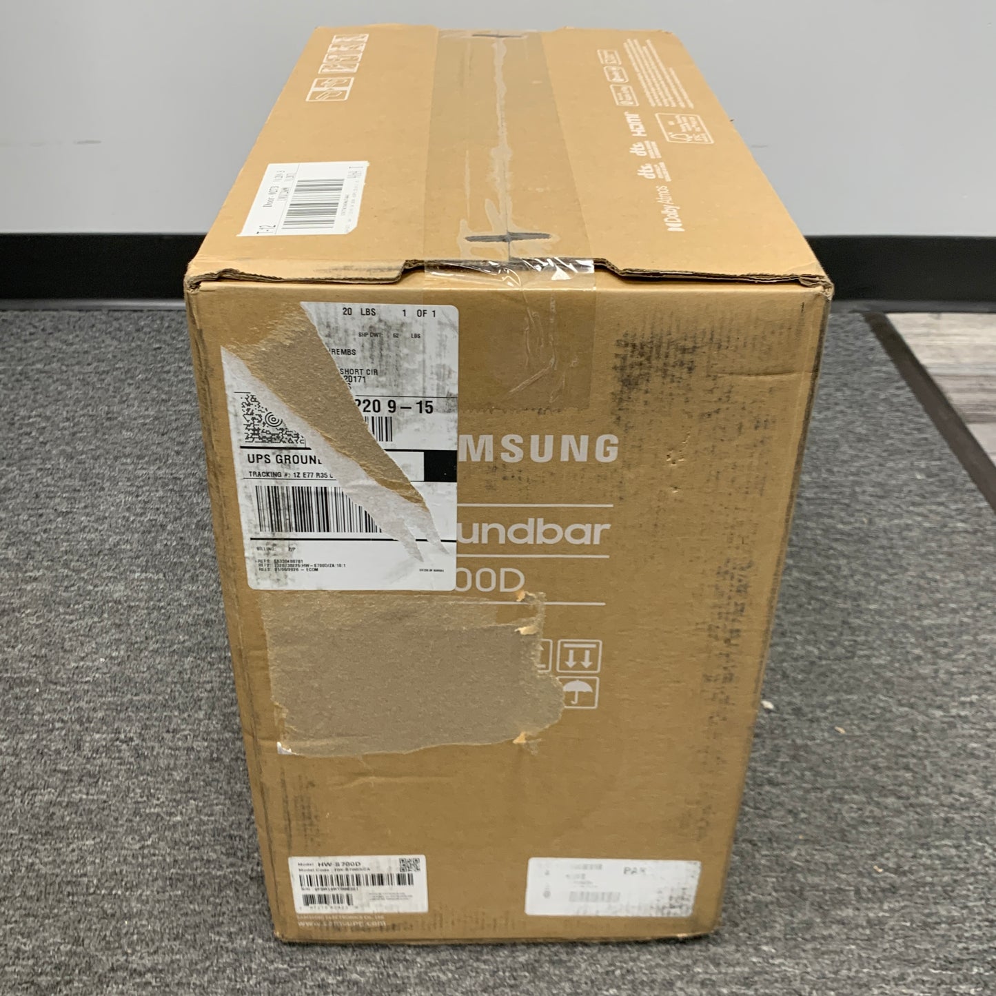 Samsung HW-S700D S-Series 3.1 Channel Soundbar w/ Wireless Subwoofer