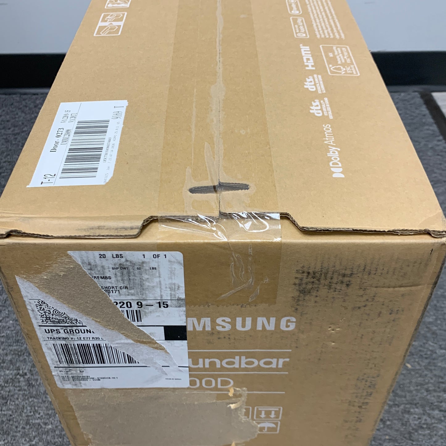 Samsung HW-S700D S-Series 3.1 Channel Soundbar w/ Wireless Subwoofer