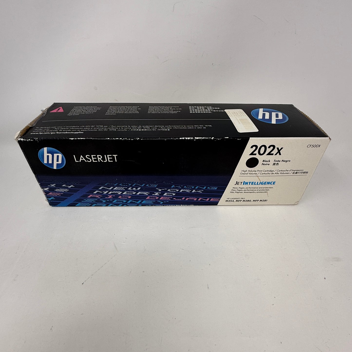 New HP Laserjet 202X Toner Cartridge Black CF500X
