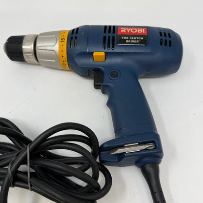 Ryobi D46C 3/8 Corded Drill Driver Keyless Chuck w/Case