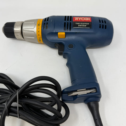 Ryobi D46C 3/8 Corded Drill Driver Keyless Chuck w/Case