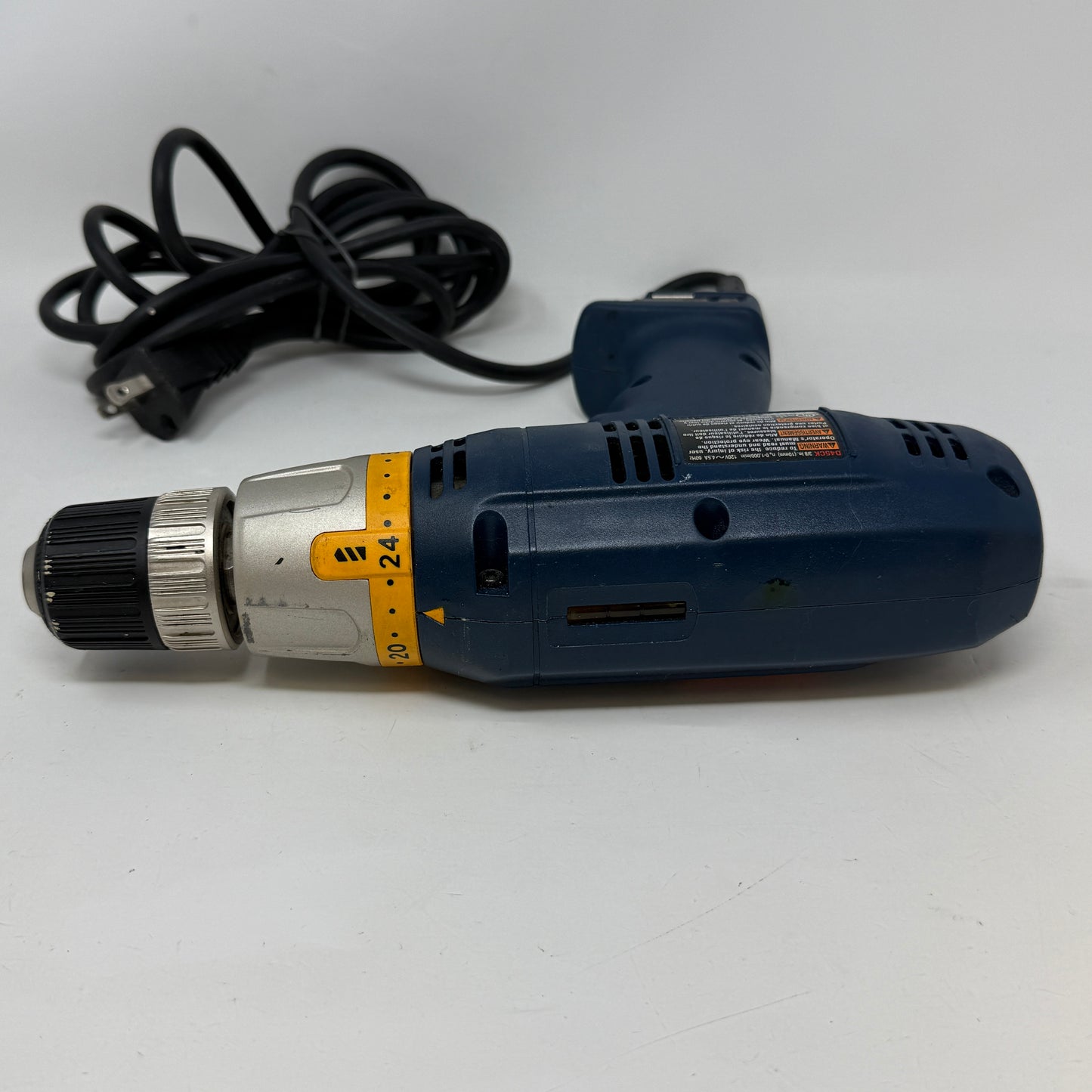 Ryobi D46C 3/8 Corded Drill Driver Keyless Chuck w/Case