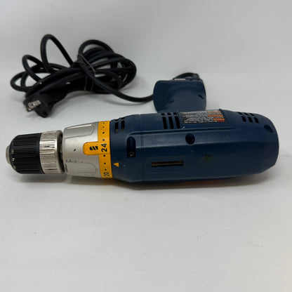Ryobi D46C 3/8 Corded Drill Driver Keyless Chuck w/Case