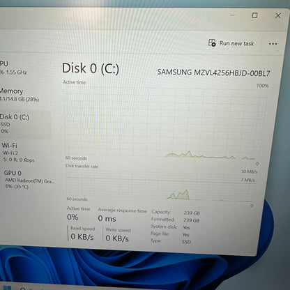 Lenovo ThinkPad E14 Gen 3 3G25020 14" Ryzen 5 Pro 6650U 2.9GHz 16GB RAM 256GB SSD