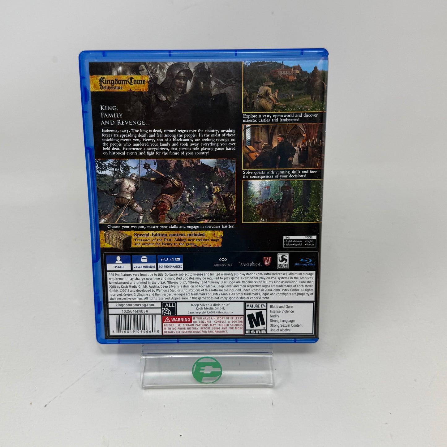 Kingdom Come Deliverance [Special Edition] (Sony PlayStation 4 PS4, 2018)