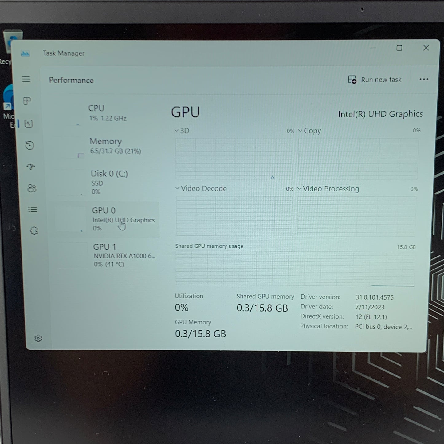 Dell Precision 7680 16"  i7-13850HX 2.1GHz 32GB RAM 512GB SSD RTX A1000