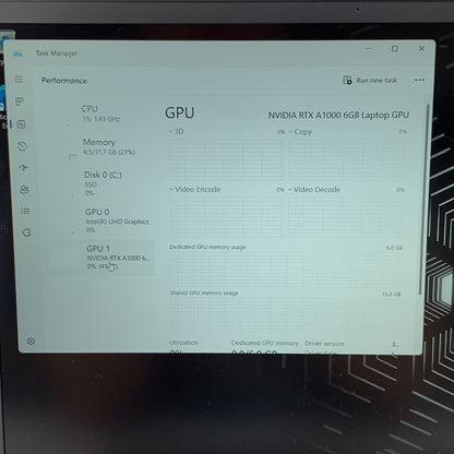 Dell Precision 7680 16"  i7-13850HX 2.1GHz 32GB RAM 512GB SSD RTX A1000