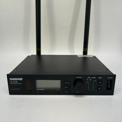 Shure ULXD4=-G50 Digital Wireless Microphone Receiver G50 470-534MHz Rack Mount