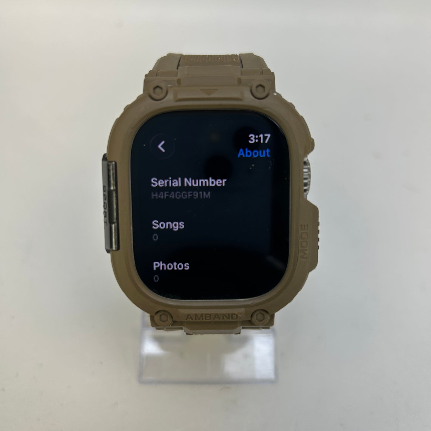 Apple Watch Ultra 2 49mm Titanium GPS + Cellular Unlocked MREJ3LL/A Brown Strap