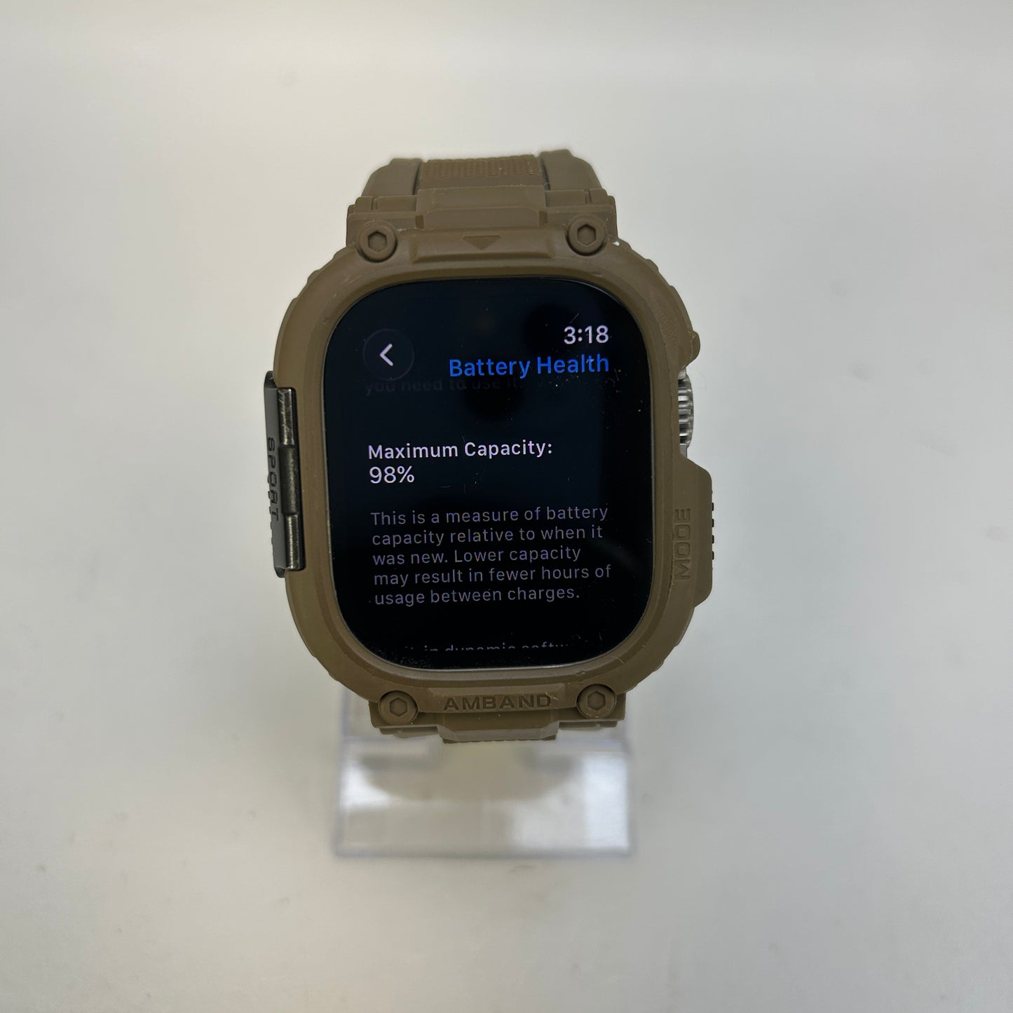 Apple Watch Ultra 2 49mm Titanium GPS + Cellular Unlocked MREJ3LL/A Brown Strap