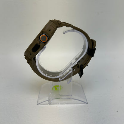 Apple Watch Ultra 2 49mm Titanium GPS + Cellular Unlocked MREJ3LL/A Brown Strap