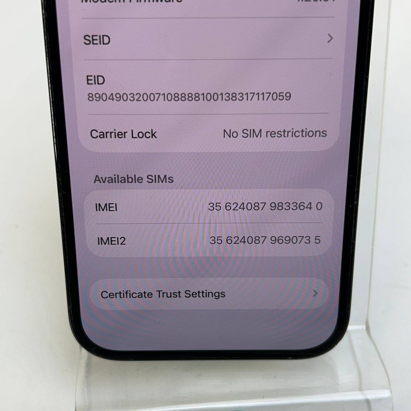 Factory Unlocked Apple iPhone 14 Pro 256GB Space Black MQ0N3LL/A