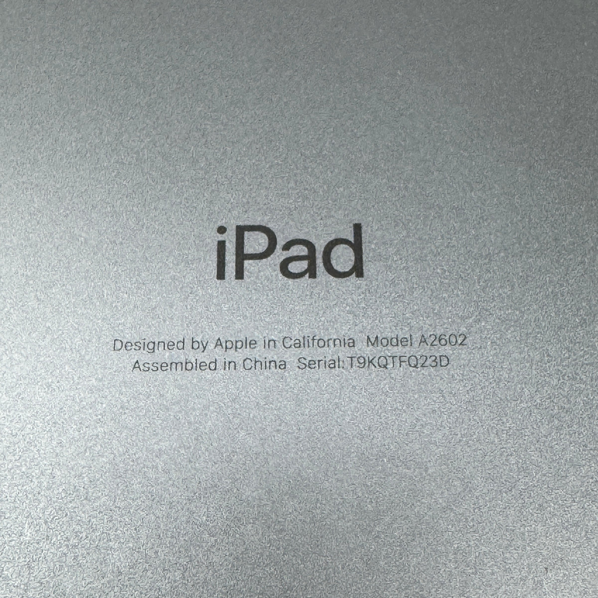 WiFi Only Apple iPad 9th Gen 256GB Space Gray MK2N3LL/A