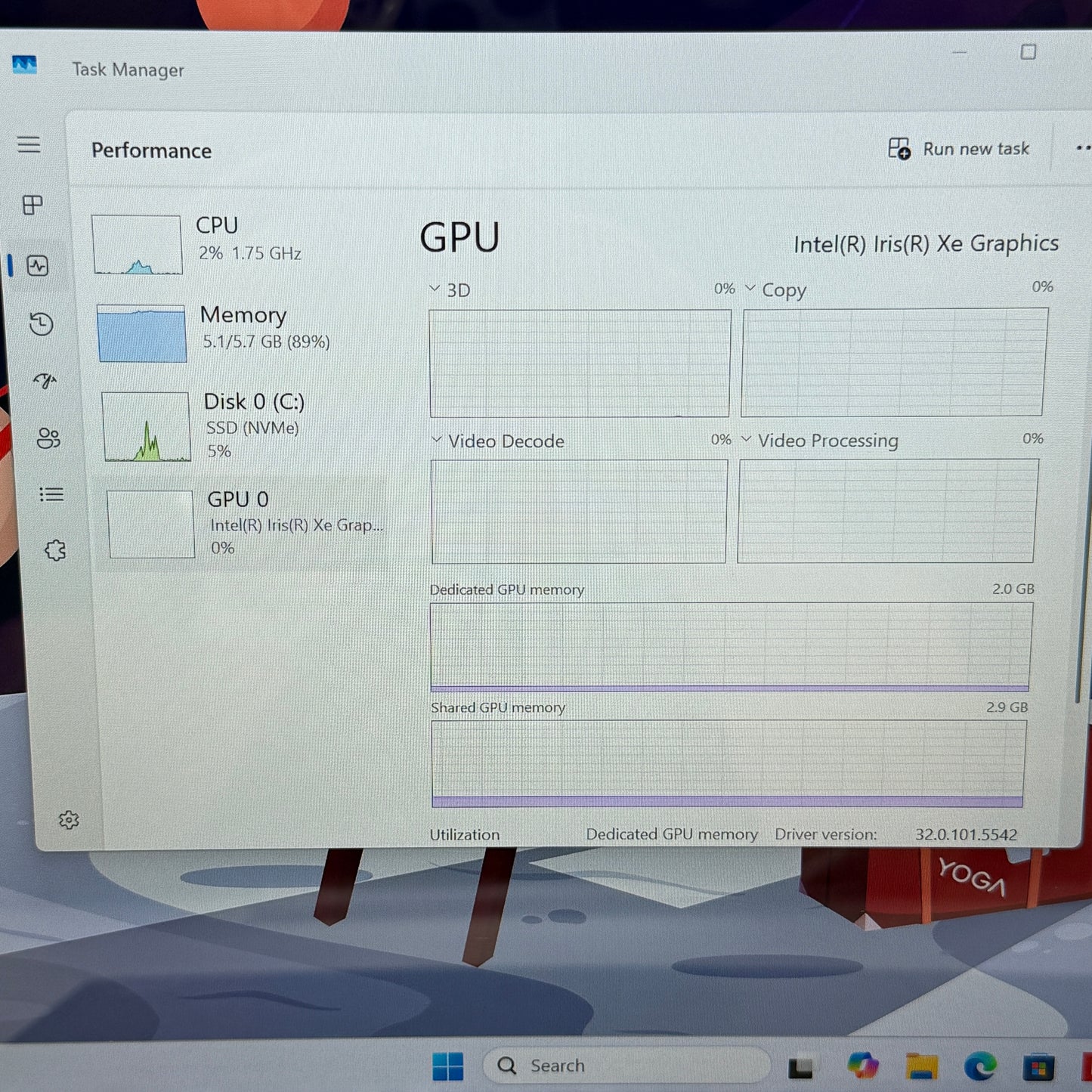 Lenovo Yoga 7 2-in-1 14IRL8 14" i5-1335U 1.3GHz 8GB RAM 512GB SSD