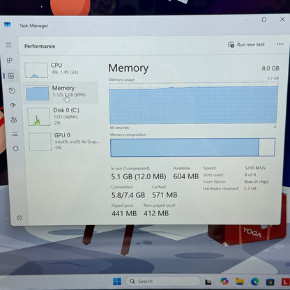 Lenovo Yoga 7 2-in-1 14IRL8 14" i5-1335U 1.3GHz 8GB RAM 512GB SSD