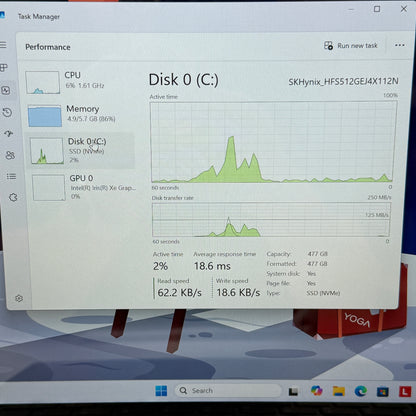 Lenovo Yoga 7 2-in-1 14IRL8 14" i5-1335U 1.3GHz 8GB RAM 512GB SSD