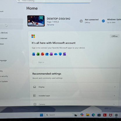 Lenovo Yoga 7 2-in-1 14IRL8 14" i5-1335U 1.3GHz 8GB RAM 512GB SSD