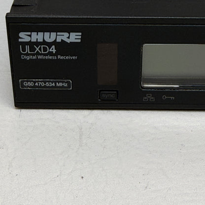 Shure Digital Wireless Receiver ULXD4 G50 470-534 MHz Quad-Channel