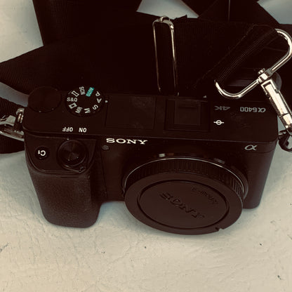 Sony Alpha A6400 24.2MP Mirrorless Vlogger Camera Black