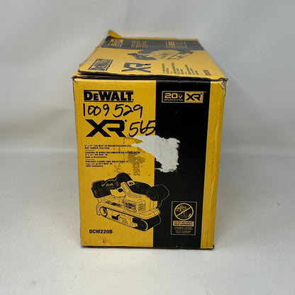 New DeWalt DCW220B 20V MAX XR Cordless Brushless Belt Sander Bare Tool