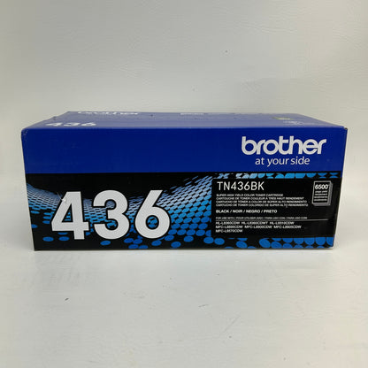 New Brother TN436BK Black Super High-Yield Toner Cartridge