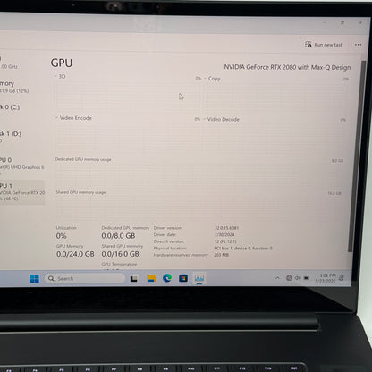 Razer Blade Pro 17 RZ09-0314 17.3" i7-9750H 2.6GHz 32GB RAM 1TB SSD GeForce RTX 