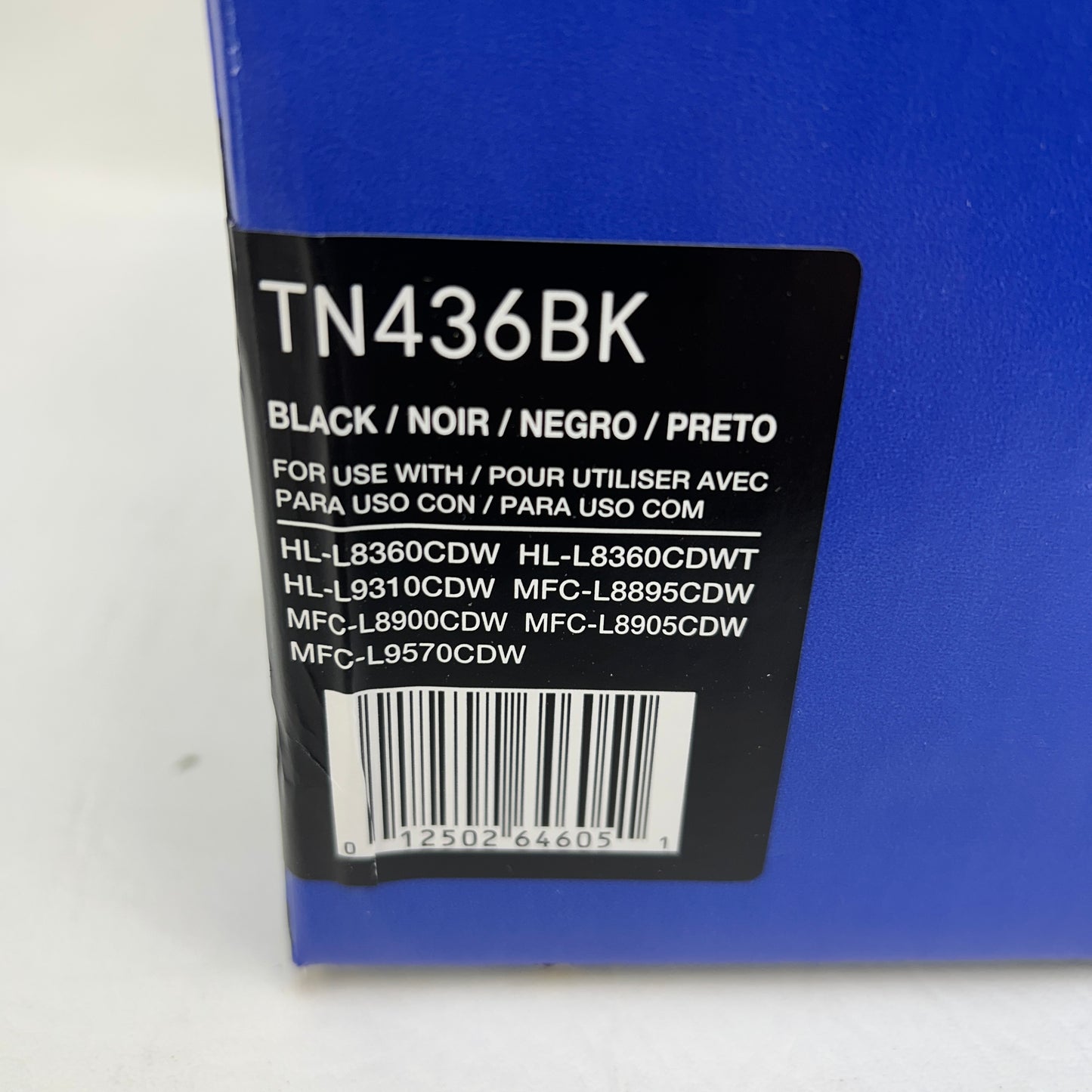 New Brother TN436BK Black Super High-Yield Toner Cartridge