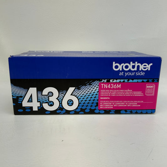 New Brother TN436M Magenta Super High-Yield Toner Cartridge