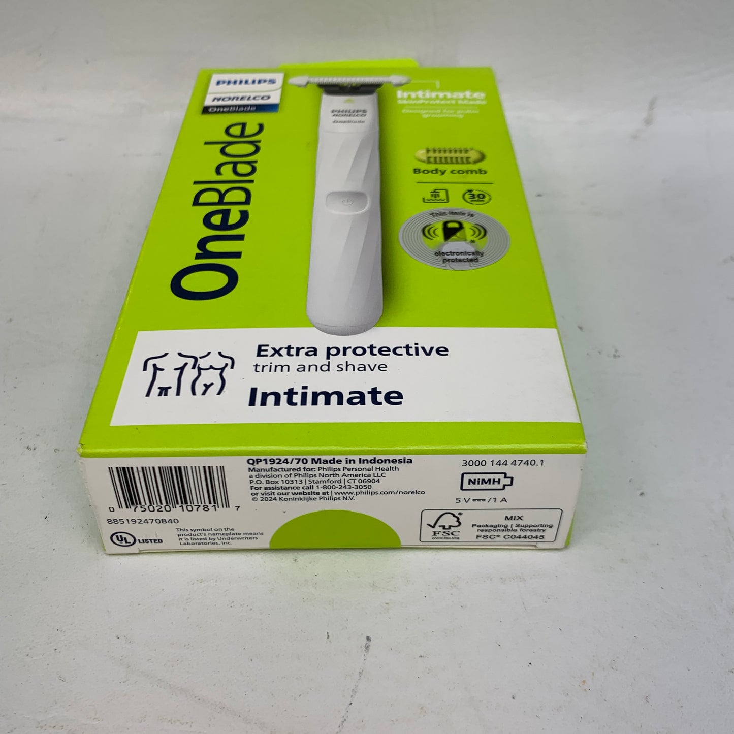 New Philips OneBlade 360 Personal Body Groomer & Trimmer  QP1924/70