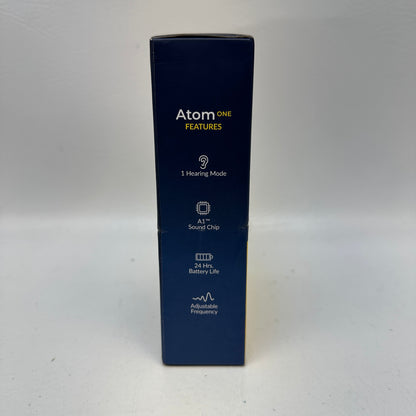 New Audien Atom One Hearing Aids AT1RB004 Rechargeable