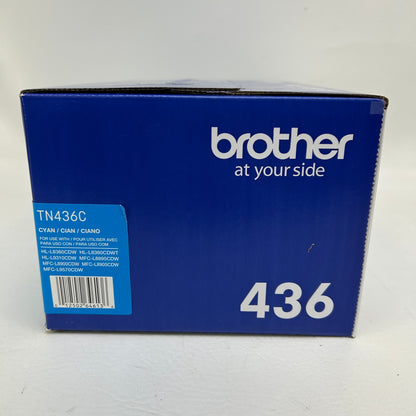 New Brother TN436C Cyan Super High-Yield Toner Cartridge