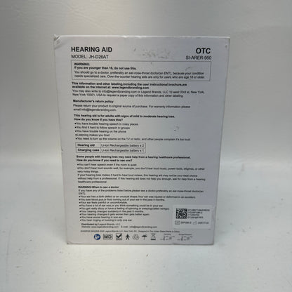 New Sharper Image SI-ARER-950 Smart OTC Hearing Aids Noise Cancelling 